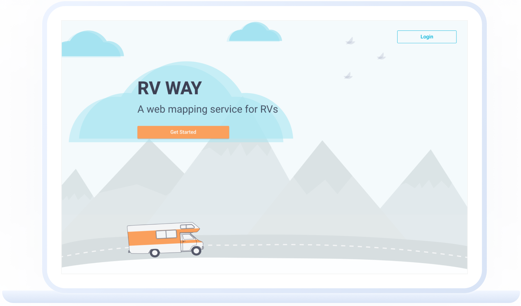 RV Way landing page
